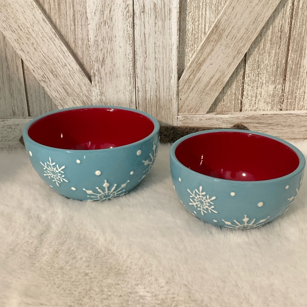 Hallmark Snowflake  Bowls